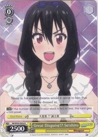 Great Disguise!? Seishiro (30004) [NK/W30] - Weiss Schwarz Single
