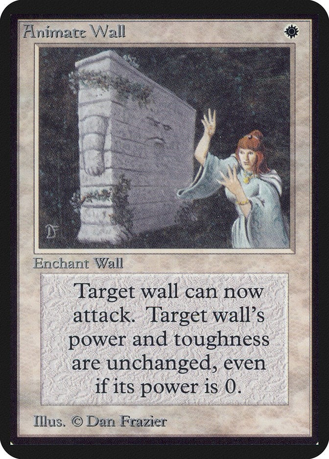 Animate Wall [LEA] - MTG Single