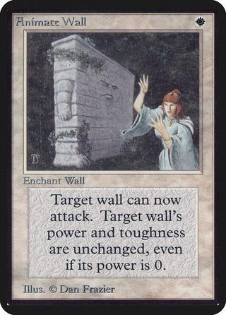 Animate Wall [LEA] - MTG Single