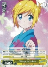 Chitoge in Yukata (30009) [NK/W30] - Weiss Schwarz Single