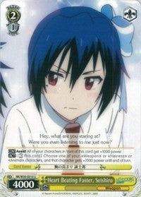 Heart Beating Faster Seishiro (30010) [NK/W30] - Weiss Schwarz Single