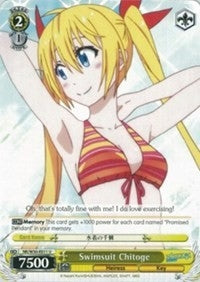 Swimsuit Chitoge (30011) [NK/W30] - Weiss Schwarz Single