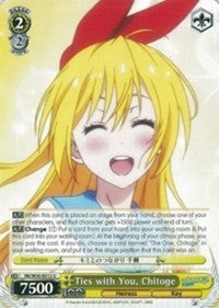 Ties with You Chitoge (30012) [NK/W30] - Weiss Schwarz Single