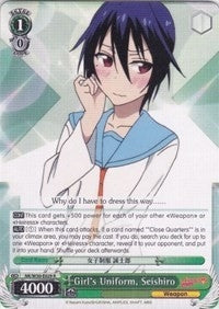 Girl’s Uniform Seishiro (30029) [NK/W30] - Weiss Schwarz Single