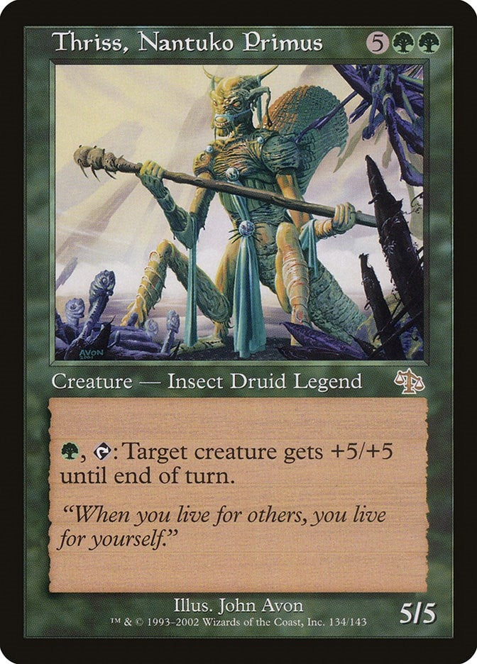 Thriss Nantuko Primus (134) [JUD] - MTG Single