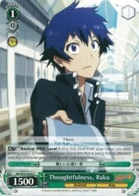Thoughtfulness Raku (30042) [NK/W30] - Weiss Schwarz Single