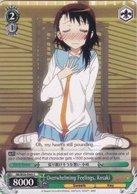 Overwhelming Feelings Kosaki (30045) [NK/W30] - Weiss Schwarz Single