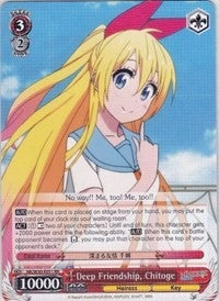 Deep Friendship Chitoge (30051) [NK/W30] - Weiss Schwarz Single