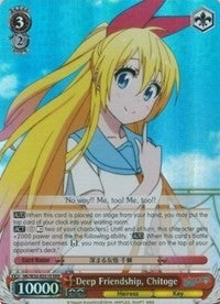 Deep Friendship Chitoge (RRR) (30051) [NK/W30] - Weiss Schwarz Single