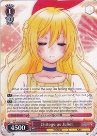 Chitoge as Juliet (30055) [NK/W30] - Weiss Schwarz Single