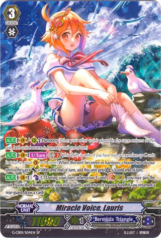 Miracle Voice Lauris (SP) (104) [G-CB01] - Cardfight Vanguard Single