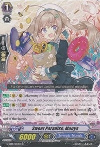 Sweet Paradise Manya (1033) [G-CB01] - Cardfight Vanguard Single