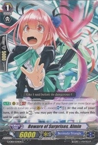 Beware of Surprises Almin (1034) [G-CB01] - Cardfight Vanguard Single
