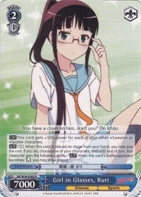 Girl in Glasses Ruri (30082) [NK/W30] - Weiss Schwarz Single