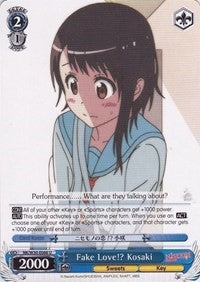Fake Love!? Kosaki (30088) [NK/W30] - Weiss Schwarz Single