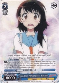 Modest Personality Kosaki (30095) [NK/W30] - Weiss Schwarz Single
