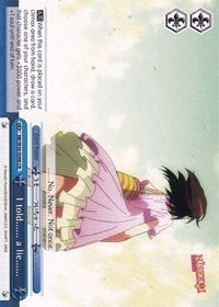 I told...... a lie...... (30098) [NK/W30] - Weiss Schwarz Single