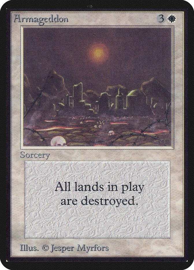 Armageddon [LEA] - MTG Single