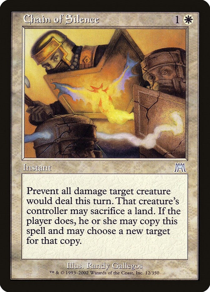 Chain of Silence (12) [ONS] - MTG Single