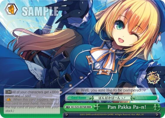 Pan Pakka Pa-n! (RRR) (25076) [KC/S25] - Weiss Schwarz Single