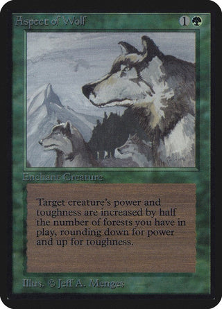 Aspect of Wolf [LEA] - MTG Single