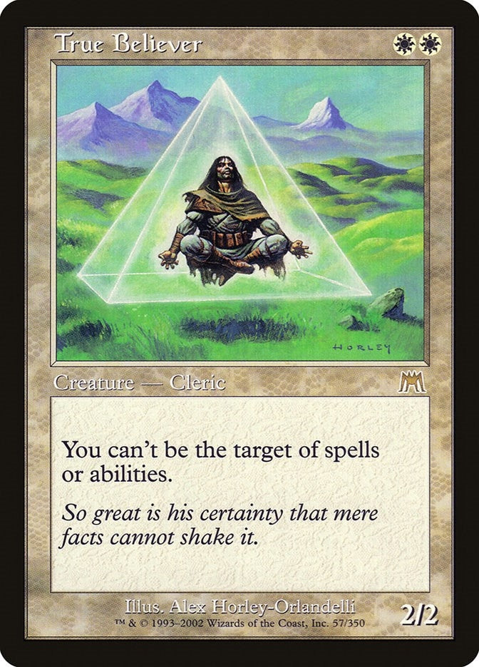 True Believer (57) [ONS] - MTG Single