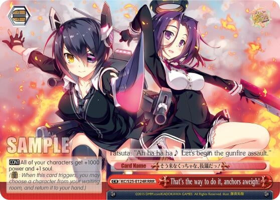 That’s the way to do it anchors aweigh! (RRR) (25124) [KC/S25] - Weiss Schwarz Single