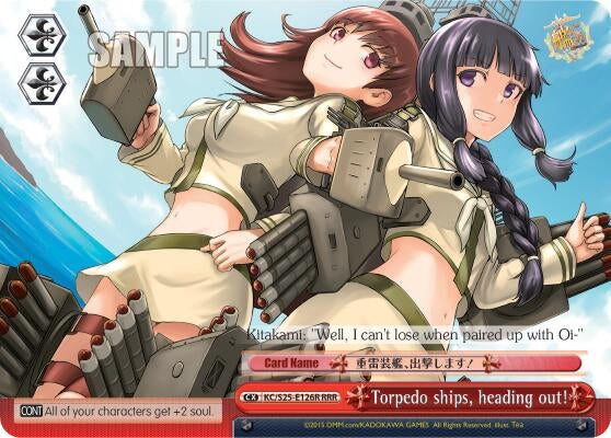 Torpedo ships heading out! (RRR) (25126) [KC/S25] - Weiss Schwarz Single