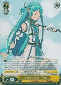 Asuna’s Quiet Time (2301) [SAO/SE23] - Weiss Schwarz Single