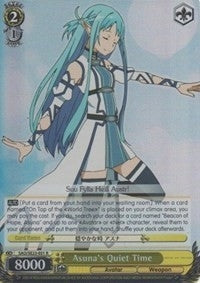 Asuna’s Quiet Time (Parallel Foil) (2301) [SAO/SE23] - Weiss Schwarz Single