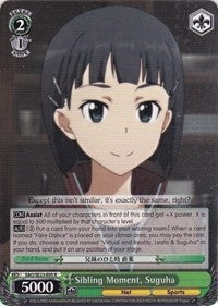 Sibling Moment Suguha (2305) [SAO/SE23] - Weiss Schwarz Single