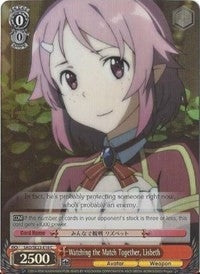 Watching the Match Together Lisbeth (Parallel Foil) (2310) [SAO/SE23] - Weiss Schwarz Single