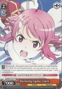 Mob Hunting Together Lisbeth (2314) [SAO/SE23] - Weiss Schwarz Single