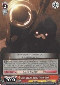 Death-causing Bullet Death Gun (2315) [SAO/SE23] - Weiss Schwarz Single