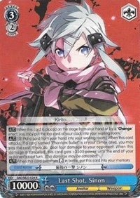Last Shot Sinon (2324) [SAO/SE23] - Weiss Schwarz Single