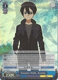 Autumn Walk Kazuto (Parallel Foil) (2327) [SAO/SE23] - Weiss Schwarz Single