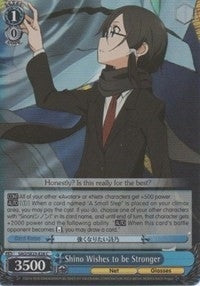 Shino Wishes to be Stronger (Parallel Foil) (2328) [SAO/SE23] - Weiss Schwarz Single