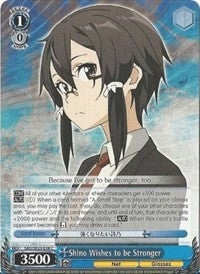 Shino Wishes to be Stronger (2328) [SAO/SE23] - Weiss Schwarz Single
