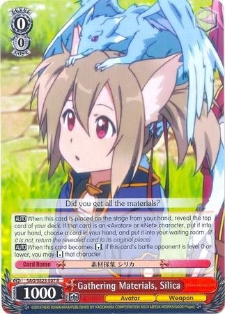 Gathering Materials Silica (2307) [SAO/SE23] - Weiss Schwarz Single