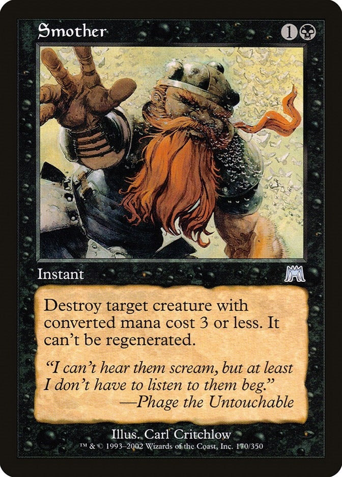 Smother (170) [ONS] - MTG Single