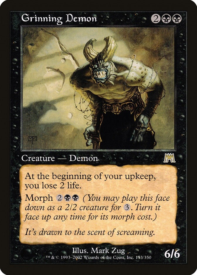Grinning Demon (153) [ONS] - MTG Single
