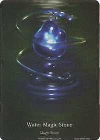 Water Magic Stone (A0 Insert Full Art) (0) [PRO] - Force of Will Single