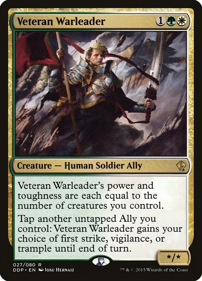 Veteran Warleader (27) [DDP] - MTG Single