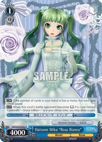Hatsune Miku ’Rosa Bianca’ (B) (29090) [PD/S29] - Weiss Schwarz Single