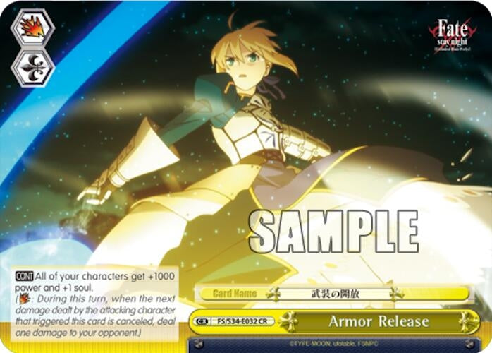 Armor Release (34032) [FS/S34] - Weiss Schwarz Single