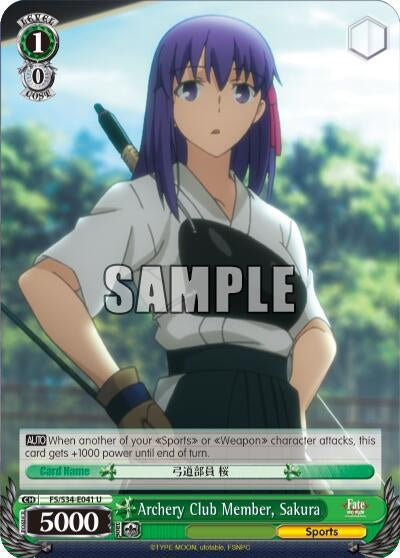 Archery Club Member Sakura (34041) [FS/S34] - Weiss Schwarz Single