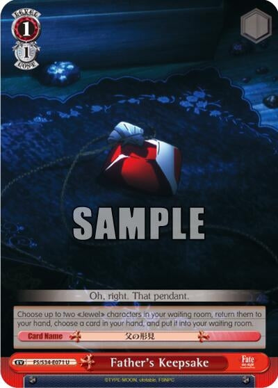 Father’s Keepsake (34071) [FS/S34] - Weiss Schwarz Single