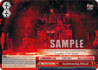 Summoning Ritual (34073) [FS/S34] - Weiss Schwarz Single