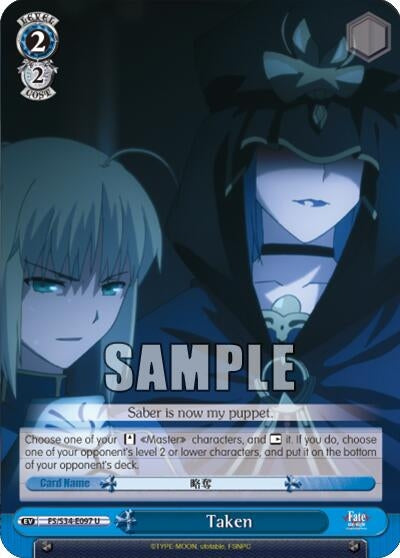 Taken (34097) [FS/S34] - Weiss Schwarz Single