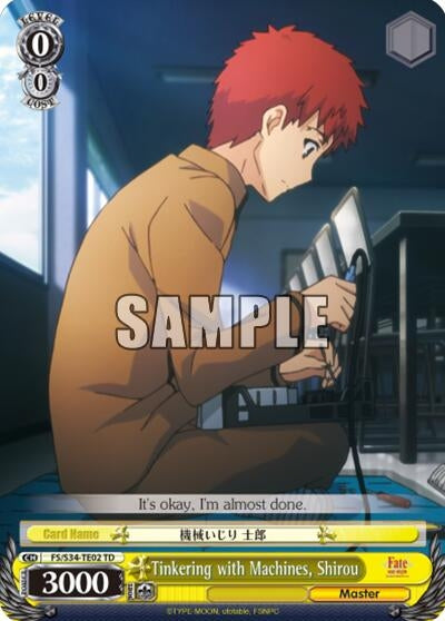 Tinkering with Machines Shirou (TD) (3402) [FS/S34] - Weiss Schwarz Single